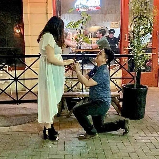 Blake proposing to Lauren 
June 2021