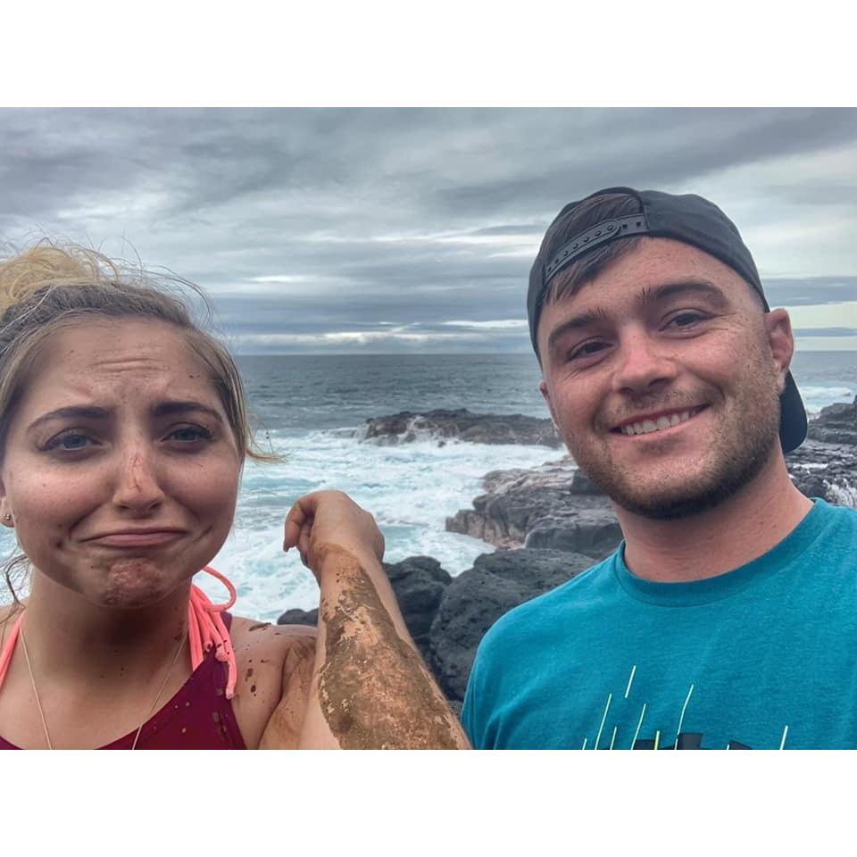 Queen's bath muddy hike Hawaii 2018