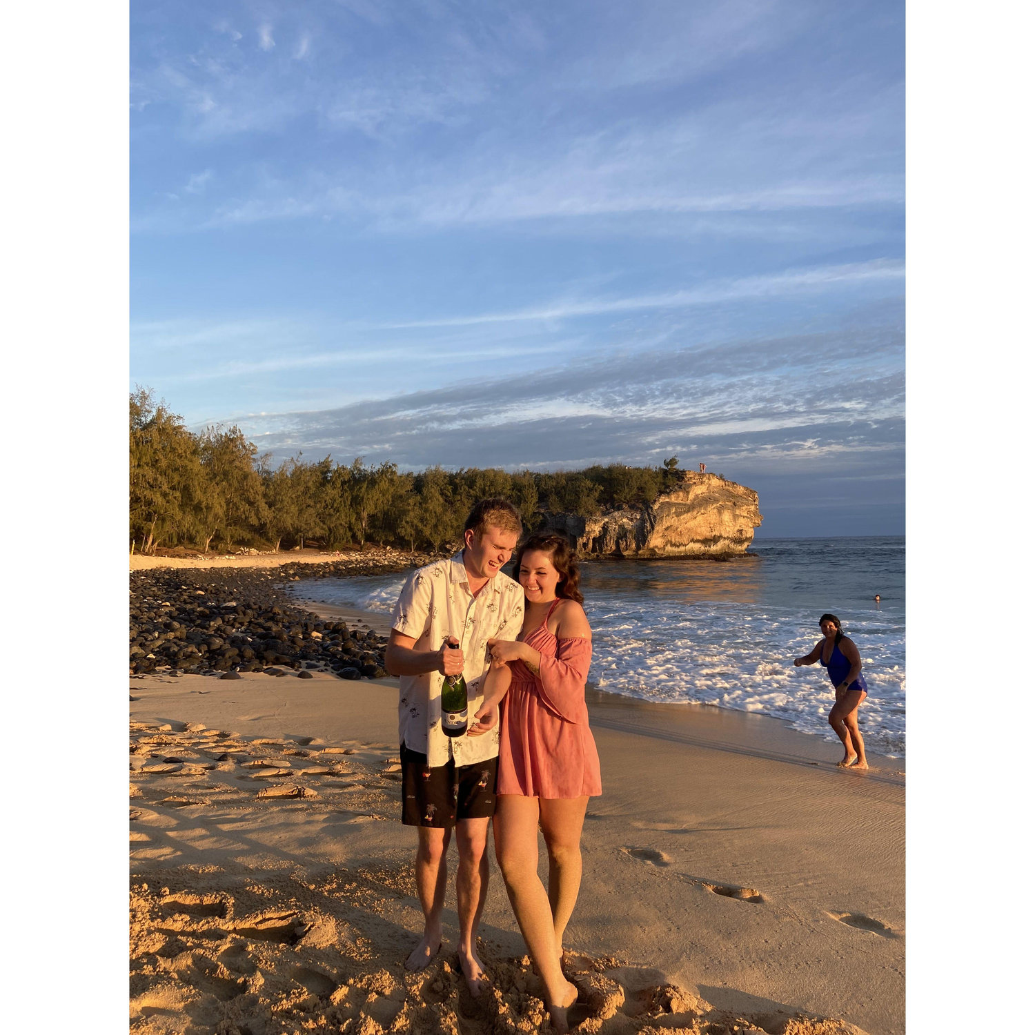 Of course, we can't have a wedding timeline without photos of the engagement!