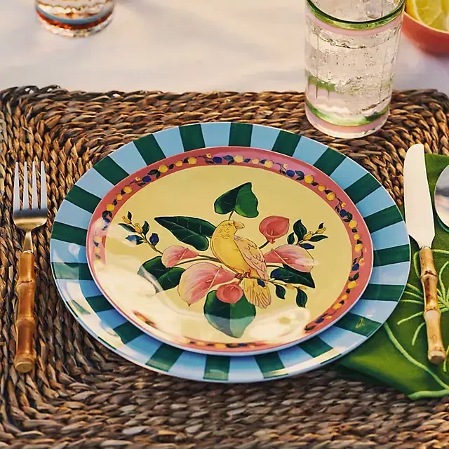 Farm Rio x Anthropologie Melamine Dessert Plates, Set of 4