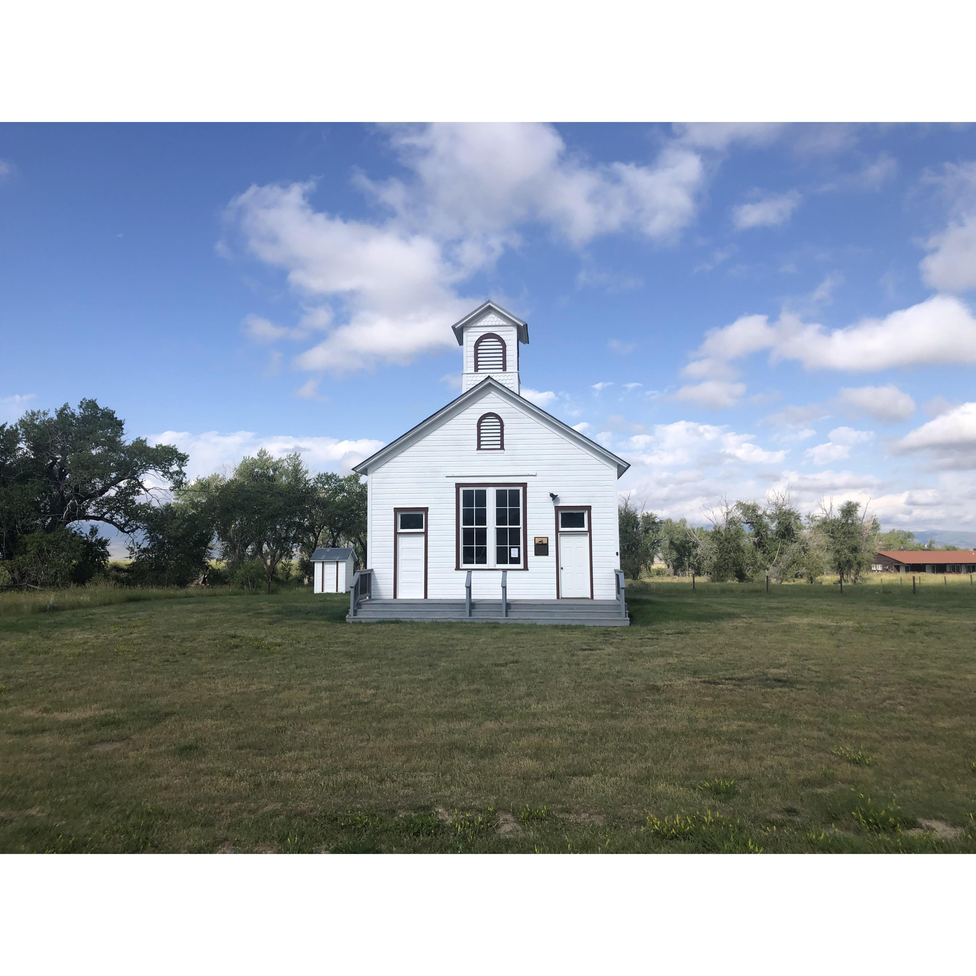 School House in Cameron MT where we will be getting married!
