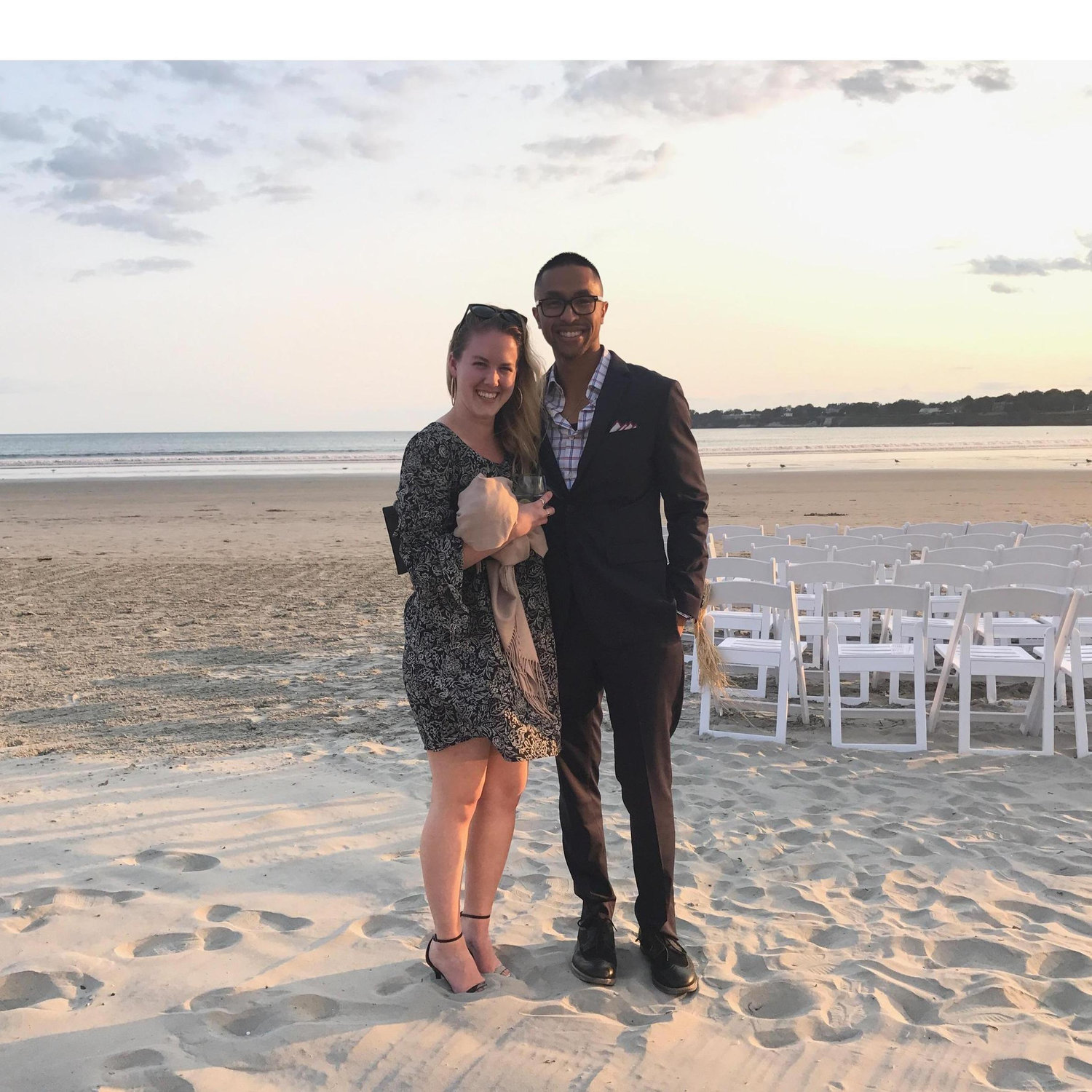 Newport RI wedding for Ashley and Mike on the beach.  We loved the VW photo booth