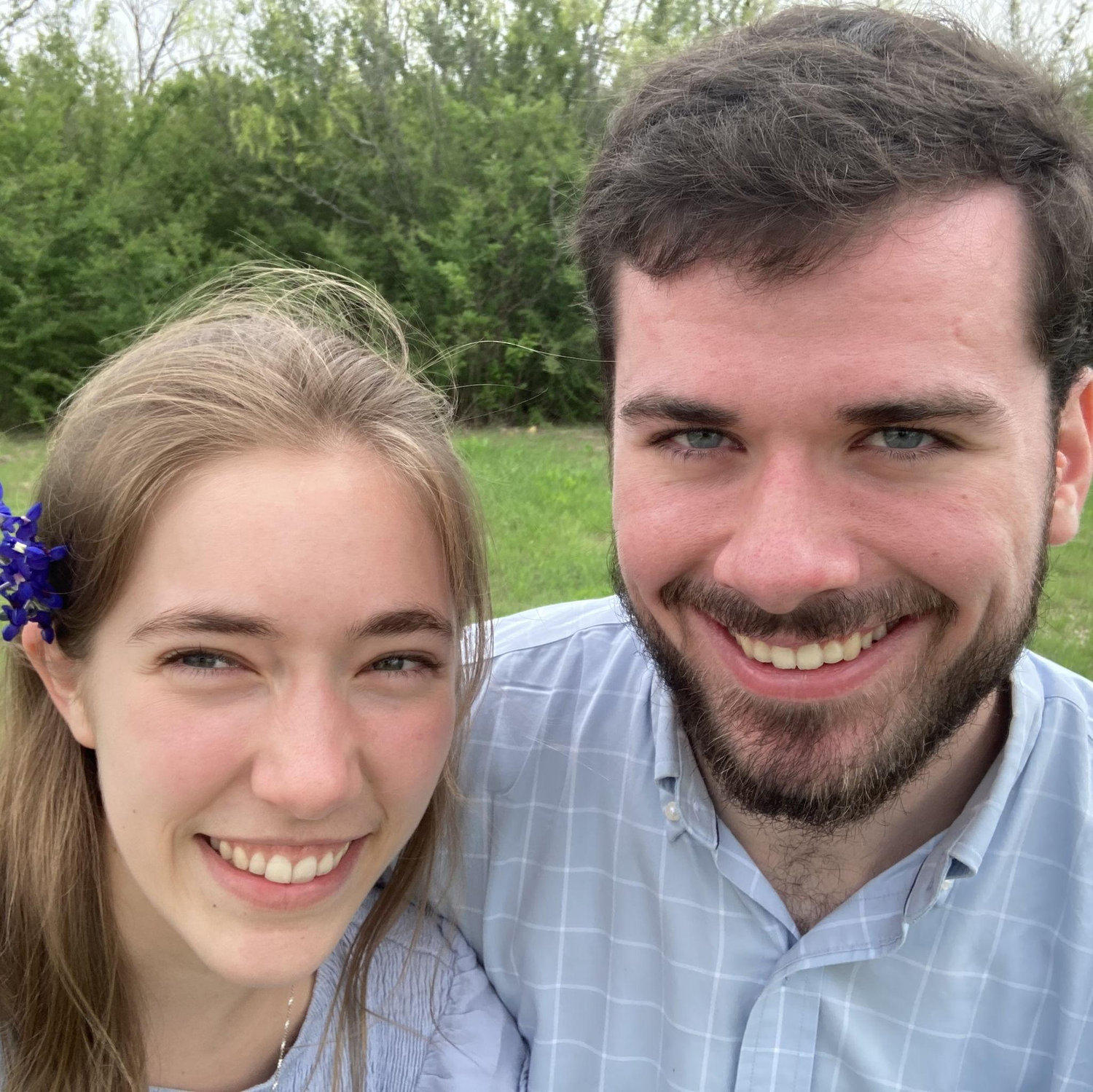 Enjoying the Blue Bonnets