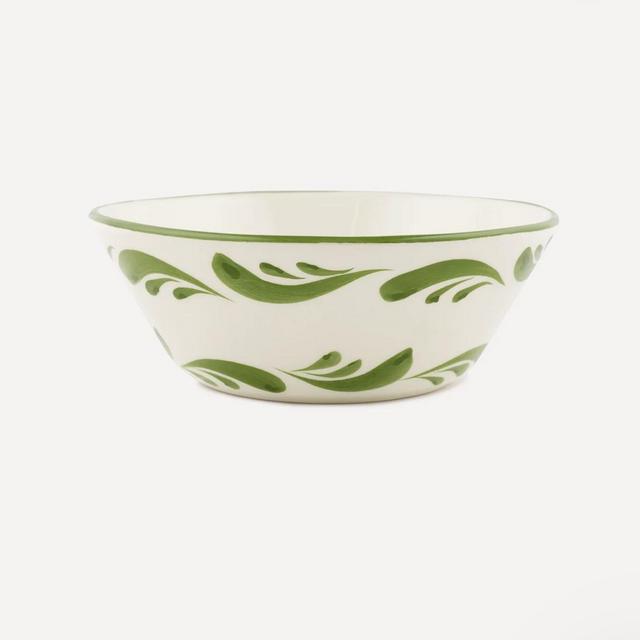 Celia Cereal Bowl, Leaf Green
