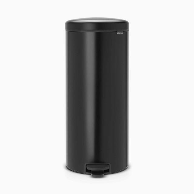 Brabantia Newicon Step Trash Can, 8 Gallon, Matte Black