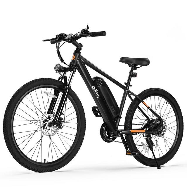 Qlife Racer Electric Bike for Adults - 21-Speed Mountain Lightweight Ebike with Peak 750W 22MPH Brushless Motor, 375Wh Removable Battery, 26X2.1 Tire Step Over E-MTB, Up to 40 Miles