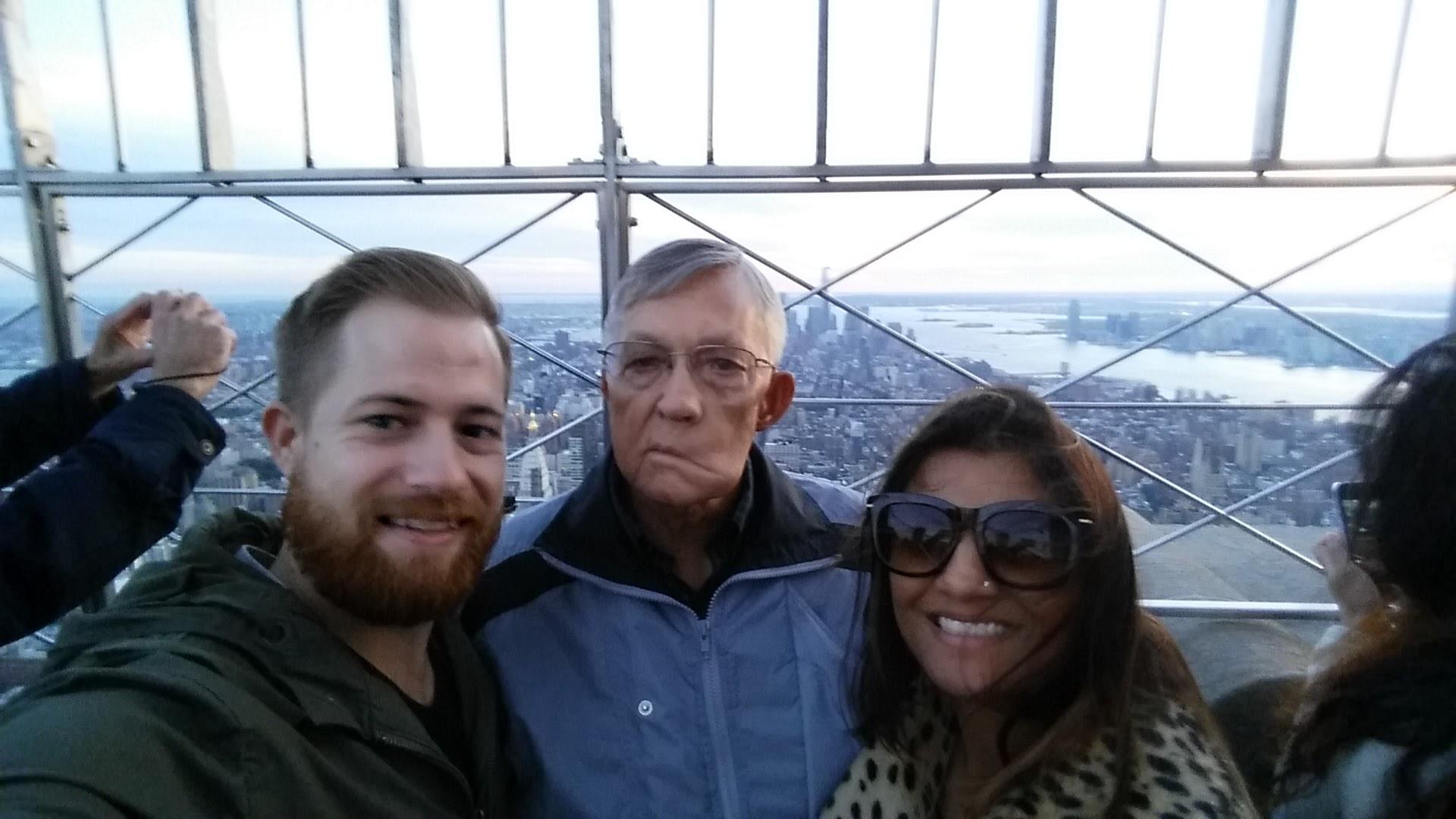 On top of the Empire State Building