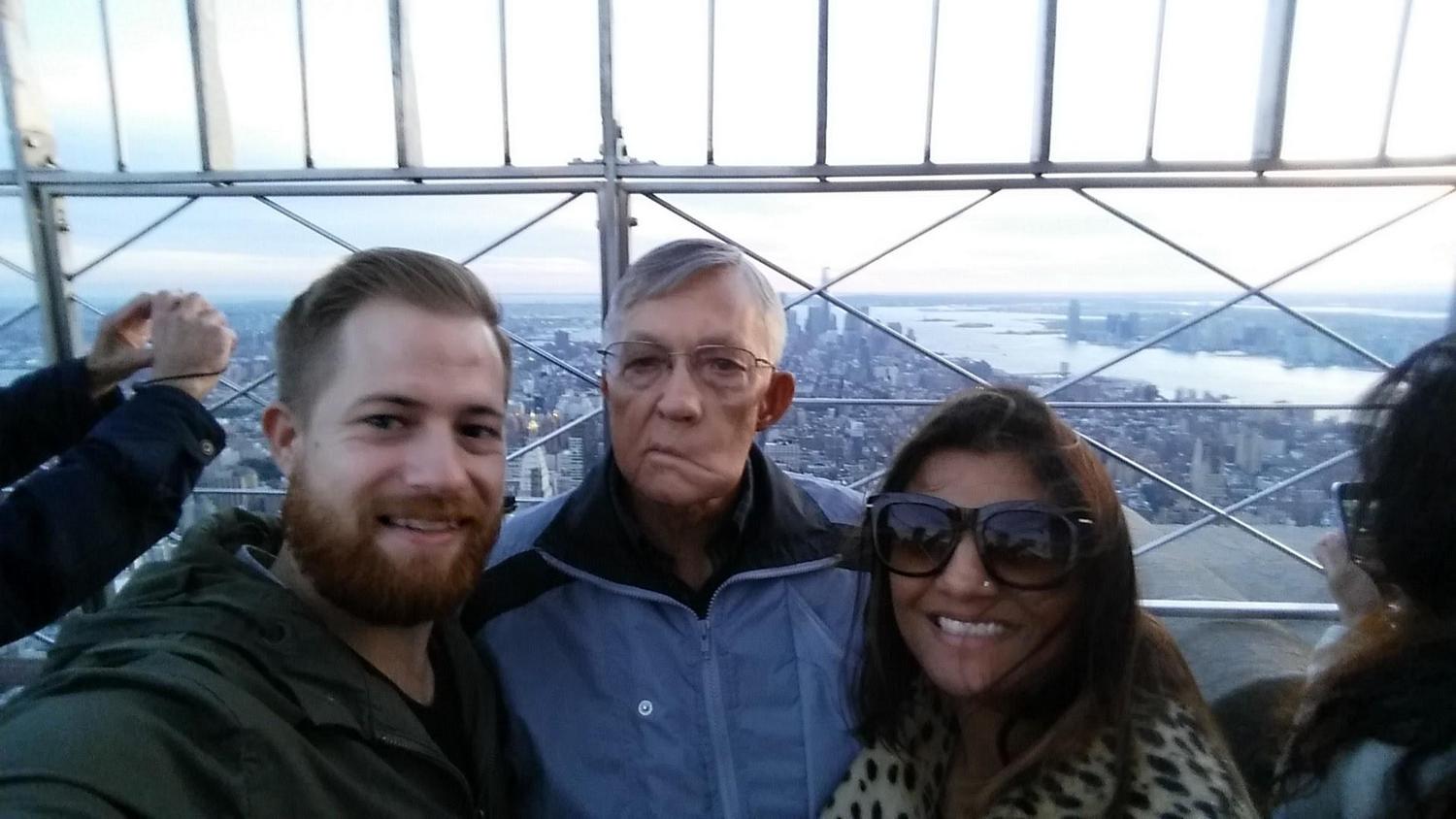 On top of the Empire State Building