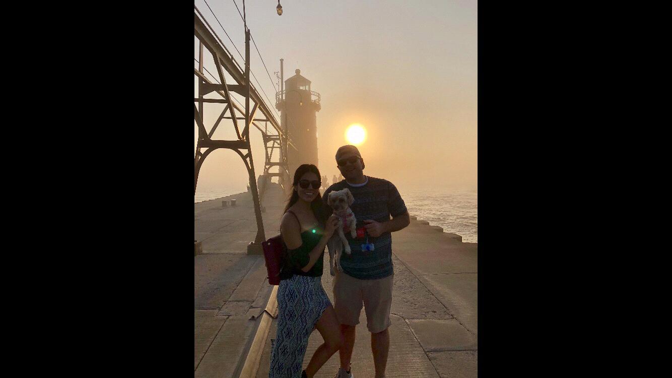 Our first family vacation, September 2018. South Haven, MI.