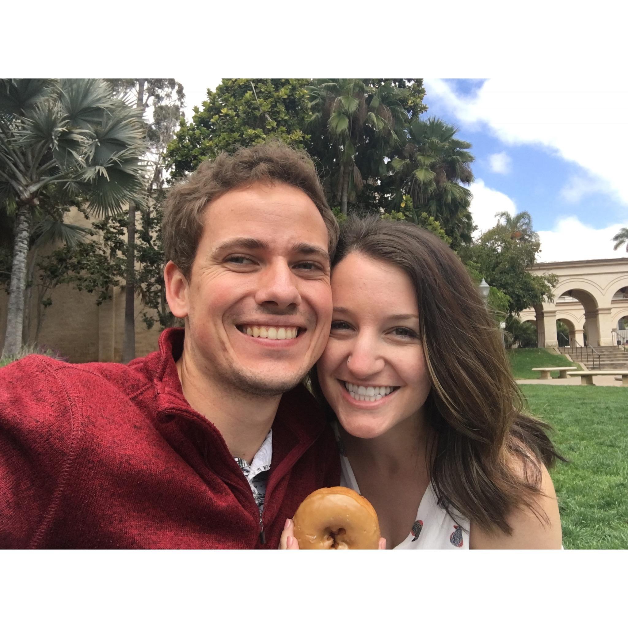Donuts in Balboa Park, San Diego