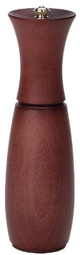 Fletchers' Mill Border Grill Pepper Mill, Mahogany Stain - 8 Inch, Adjustable Coarseness Fine to Coarse, MADE IN U.S.A.