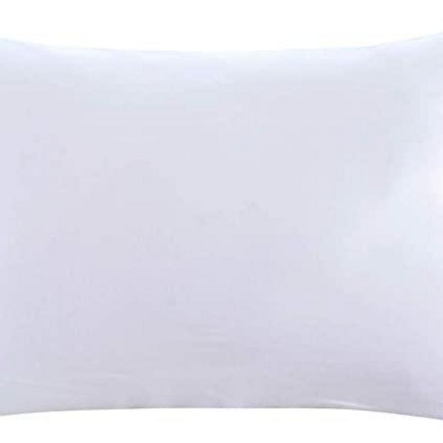 ZIMASILK 100% Mulberry Silk Pillowcase for Hair and Skin,Both Side 19 Momme Silk, 1pc (King 20''x36'', White)