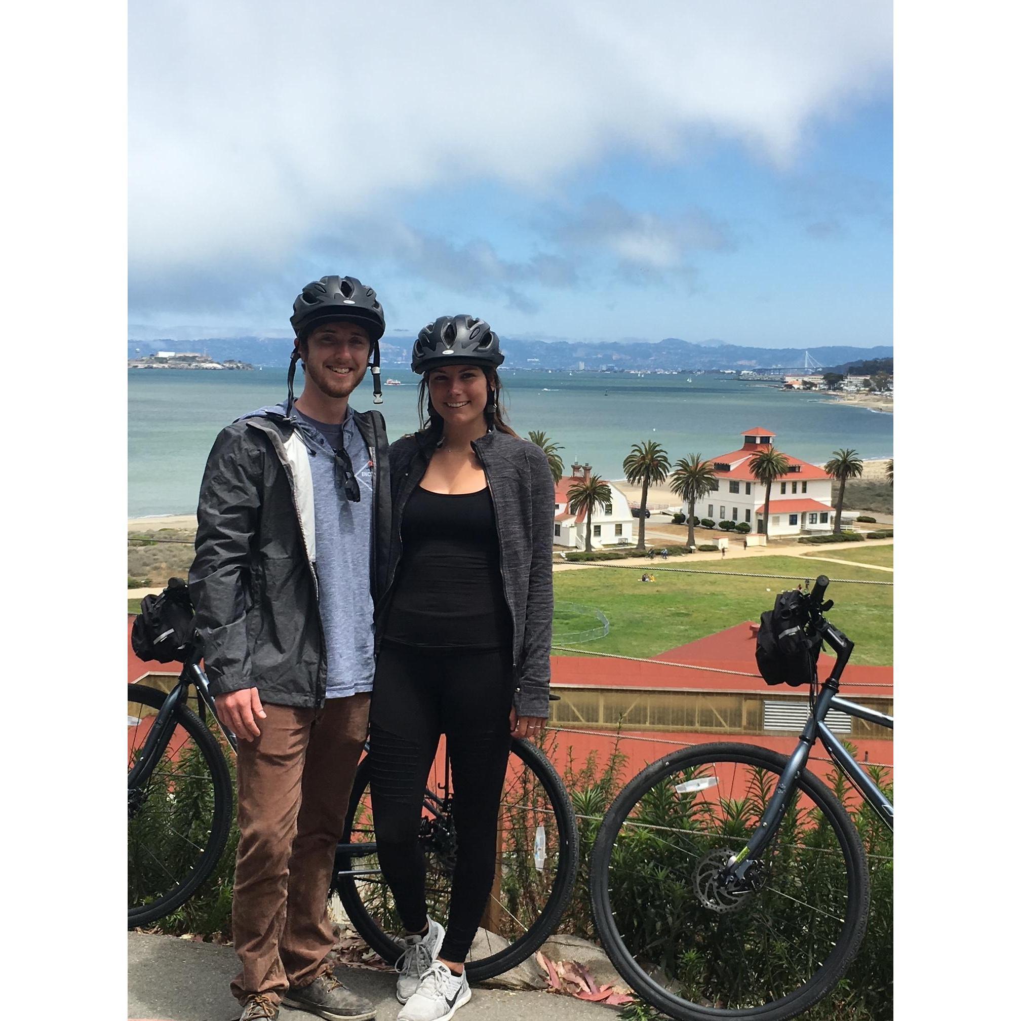 Visit to San Francisco during our long distance stint