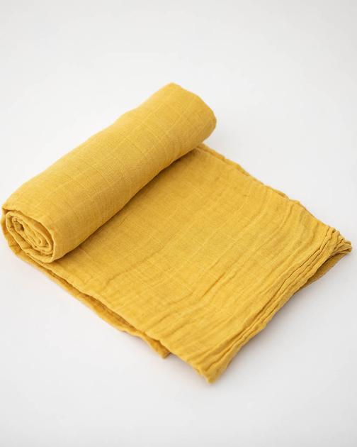 Cotton Swaddle - Mustard