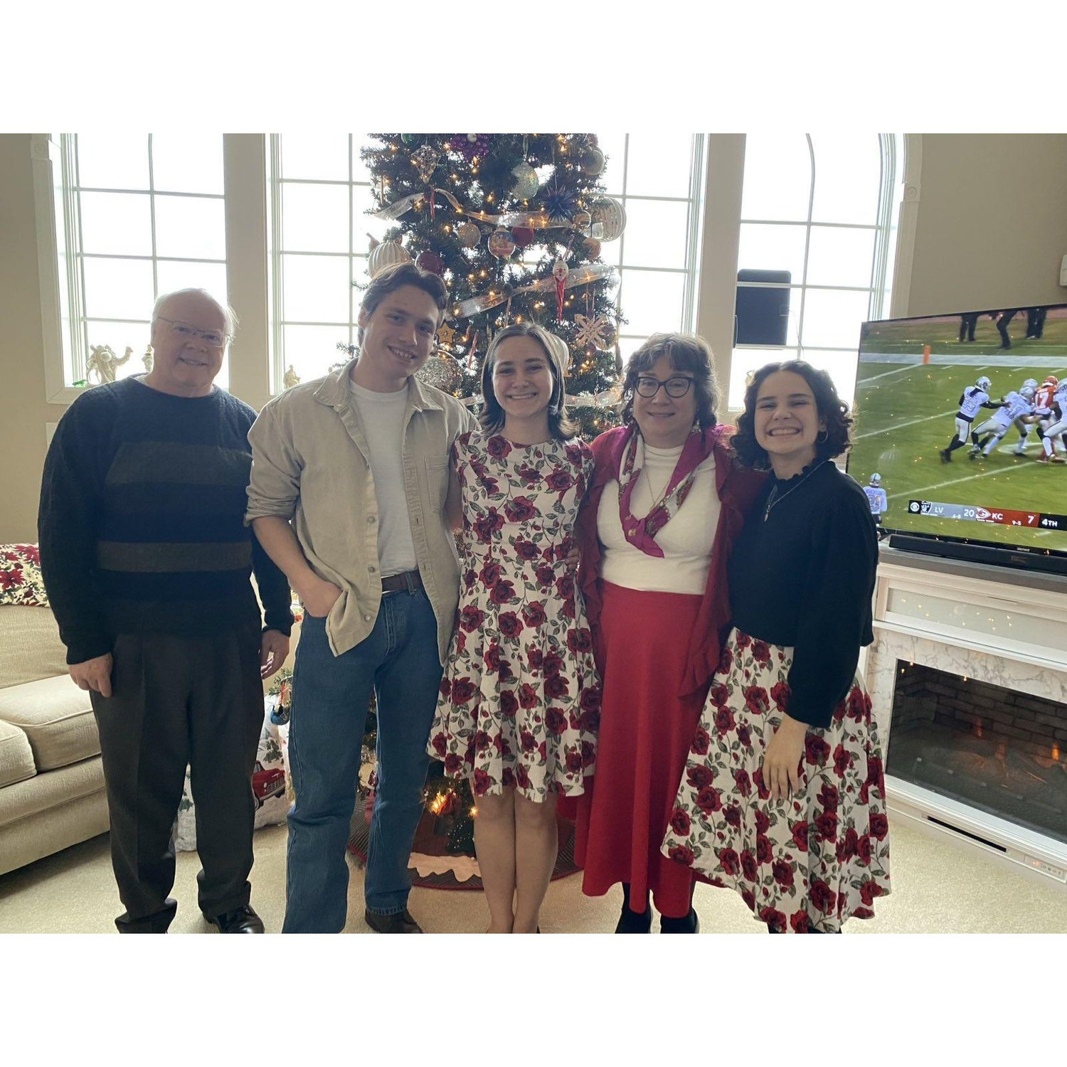 Owen's first Christmas with Helen's Family