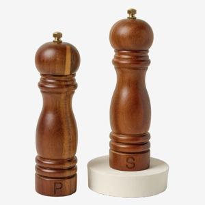 Wood Salt & Pepper Grinder Set