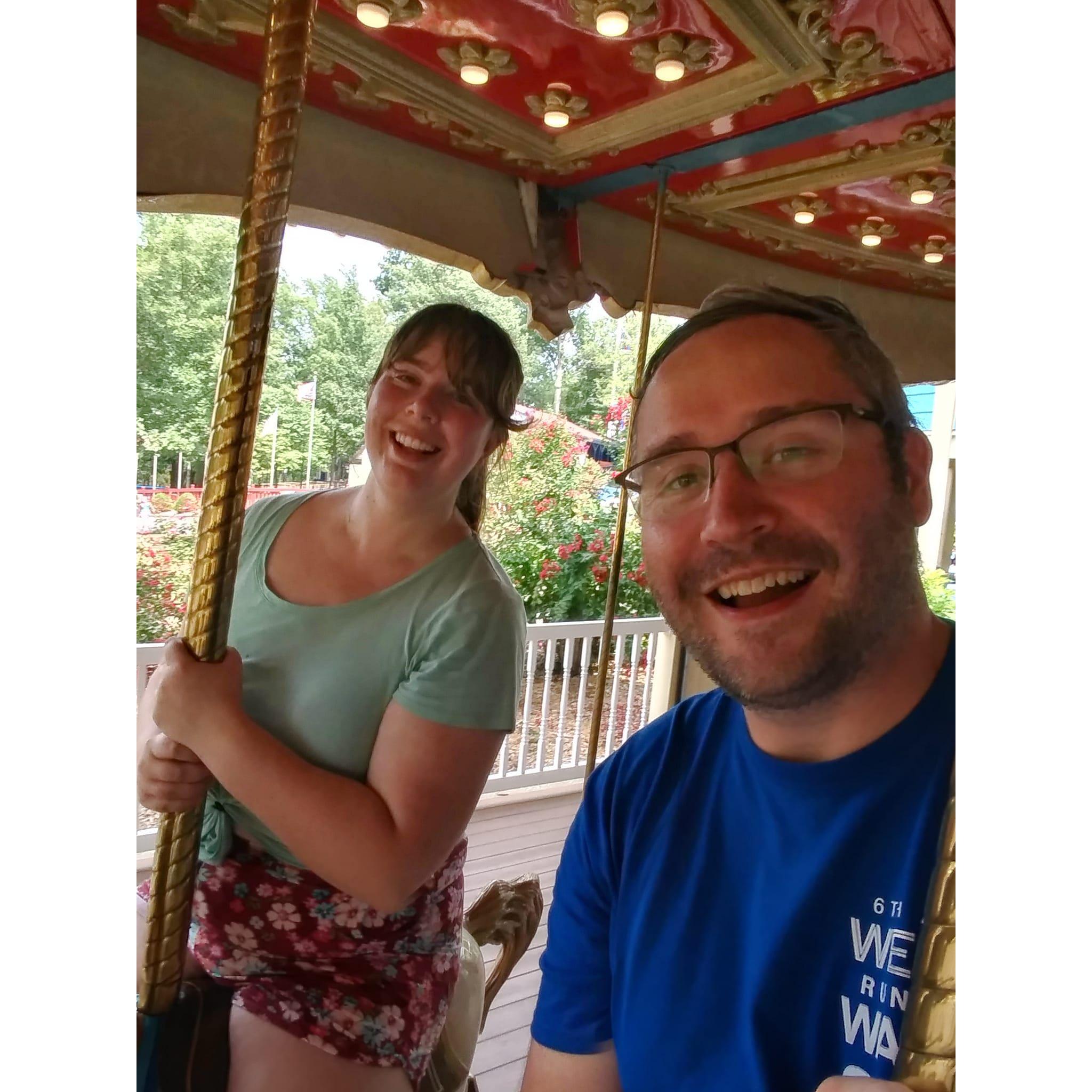 Summer date at Holiday Word (in Santa Claus, IN)