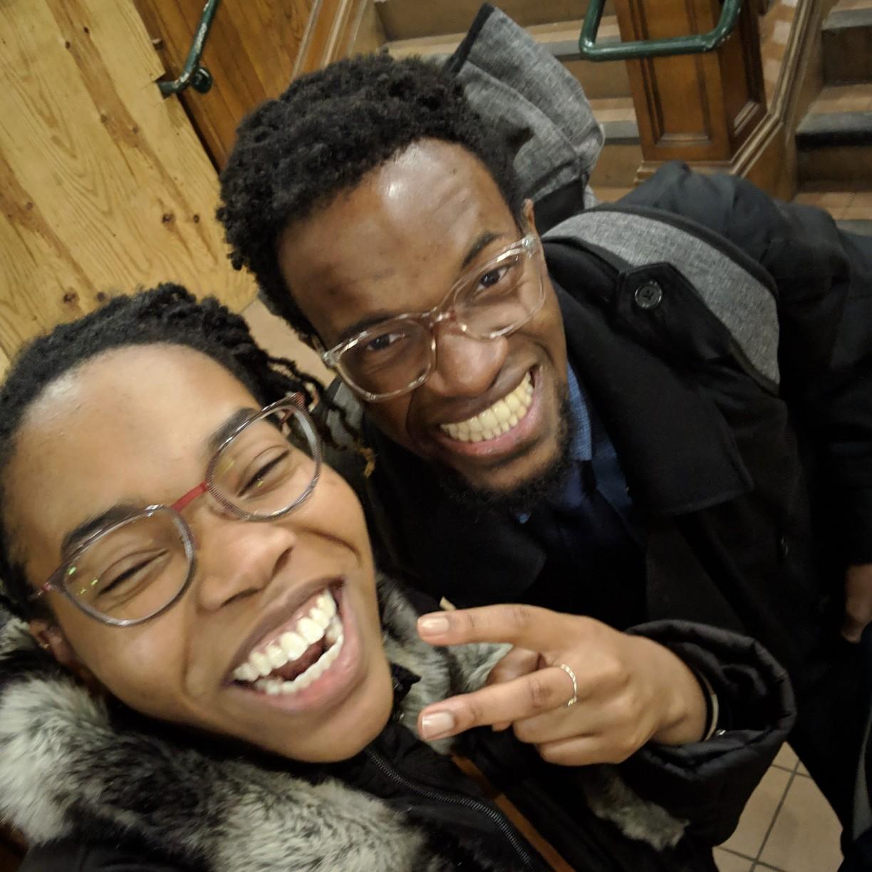 Taken in the Harlem-125th Street Metro-North Railroad Station during our Intentional Friendship. 
1.6.2019
