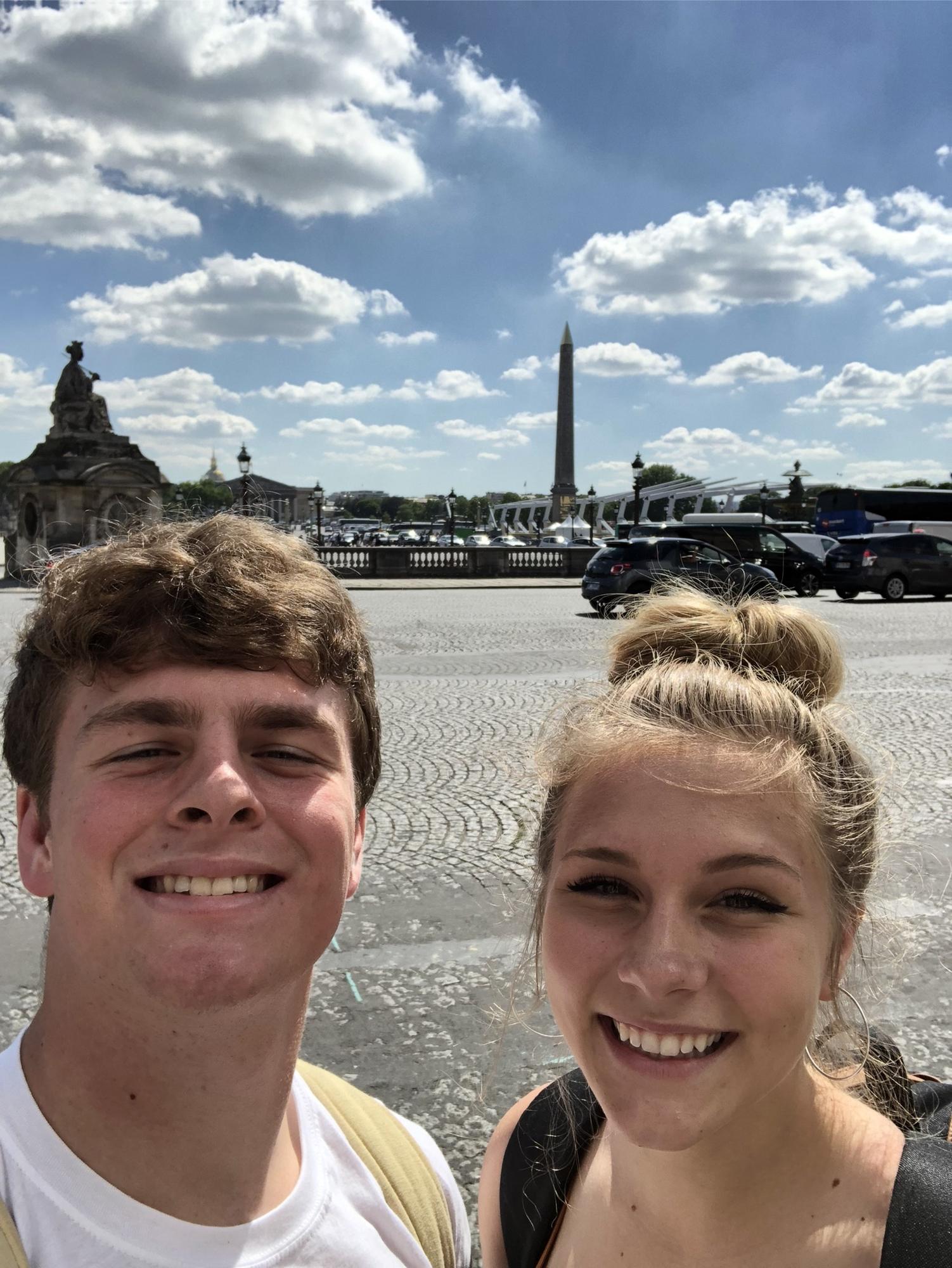 When we arrived in Paris 2018