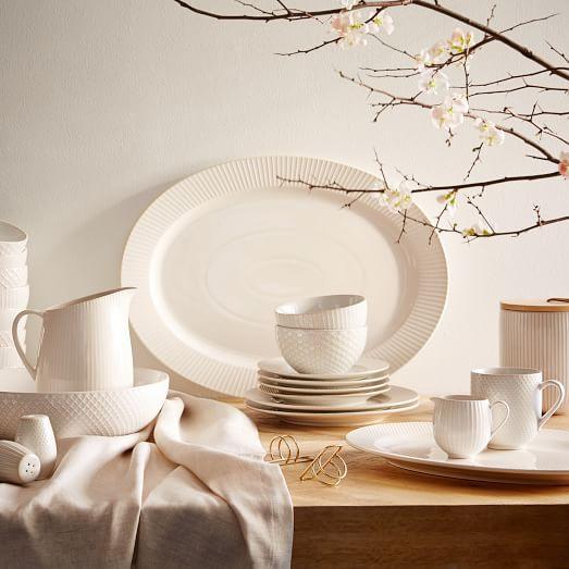 Textured Serveware Plates