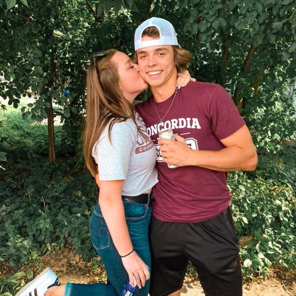 Welcome weekend during Hunter’s freshman year at Concordia!