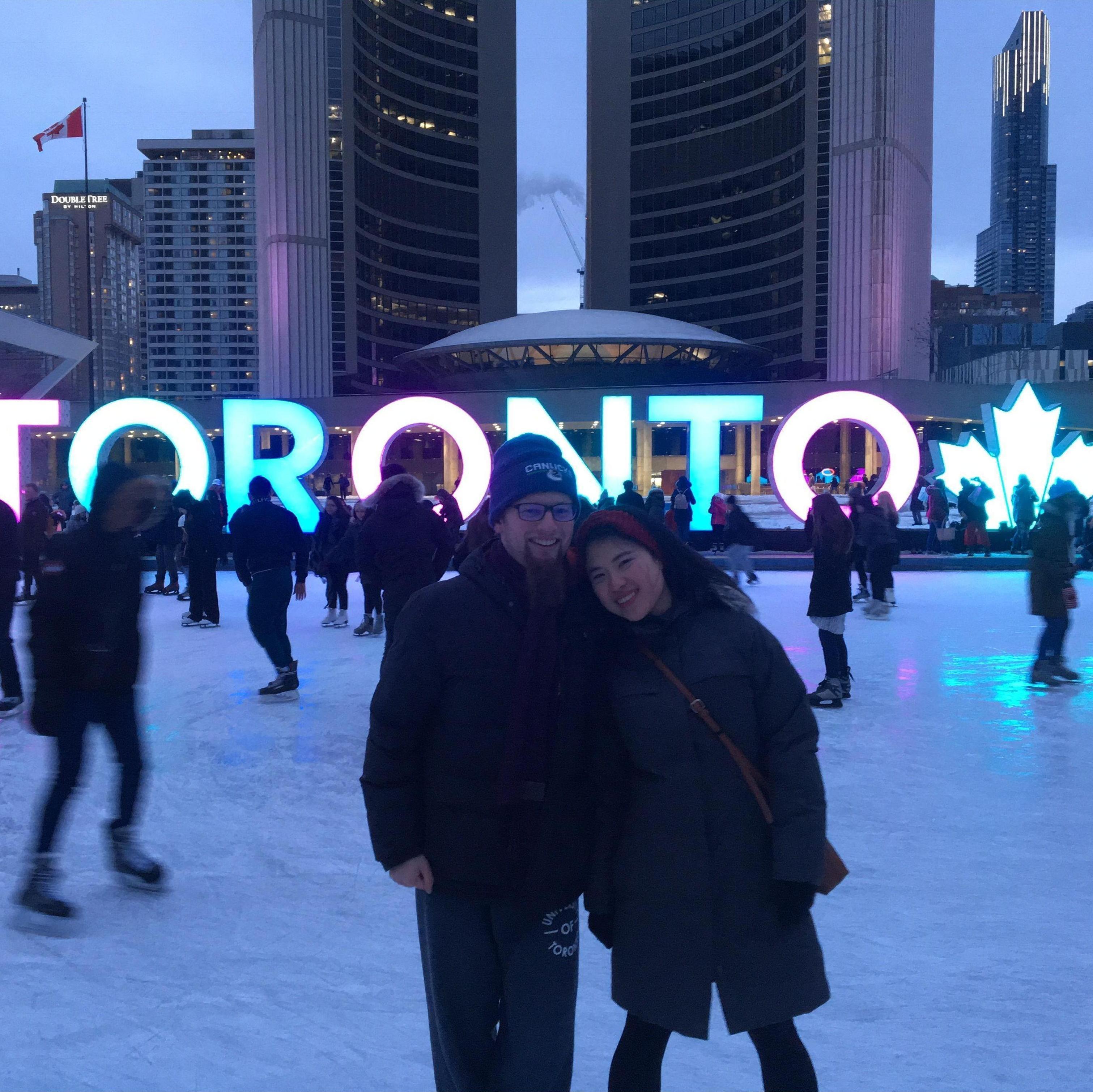 Feb 2017 (Toronto - City Hall): Between skating, chimney cakes, and living with Bert, we have fond memories of Toronto