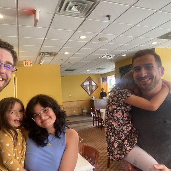 Ran into our boss on our first date
