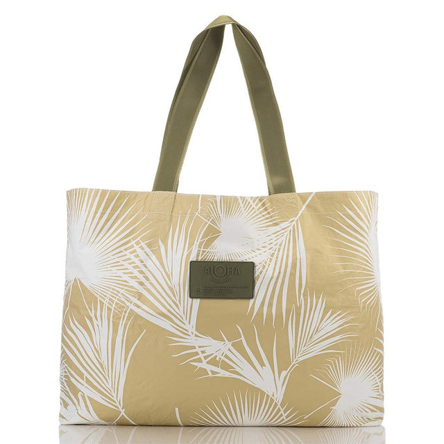 ALOHA Collection Holo Holo Tote Bag - Splash-Proof Bag, Reversible Tote for Beach & Travel, Easy to Clean (23" x 13.5")