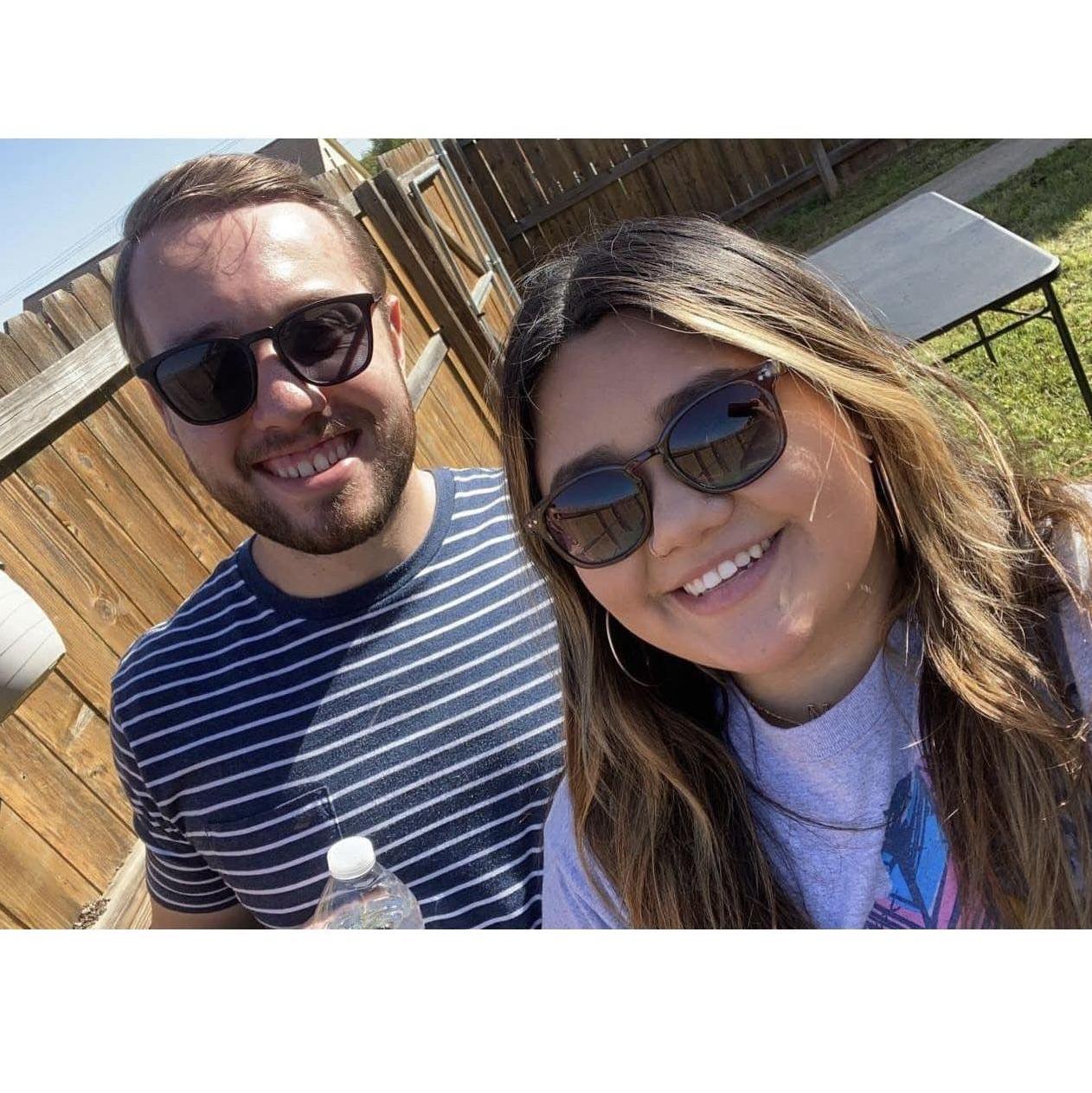 April 2022, College Station, Texas. Celebrating a friend's birthday.