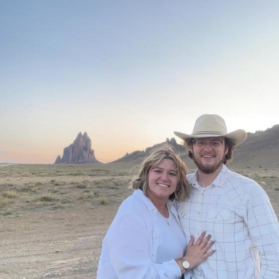 May 26, 2024 - Andy proposed at Shiprock while we were on a trip to visit his grandparents in New Mexico.