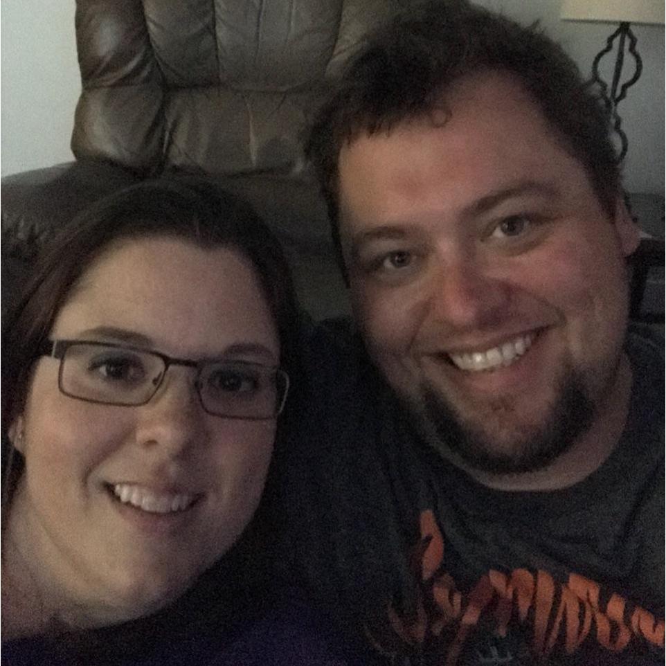 Our literal second picture together.