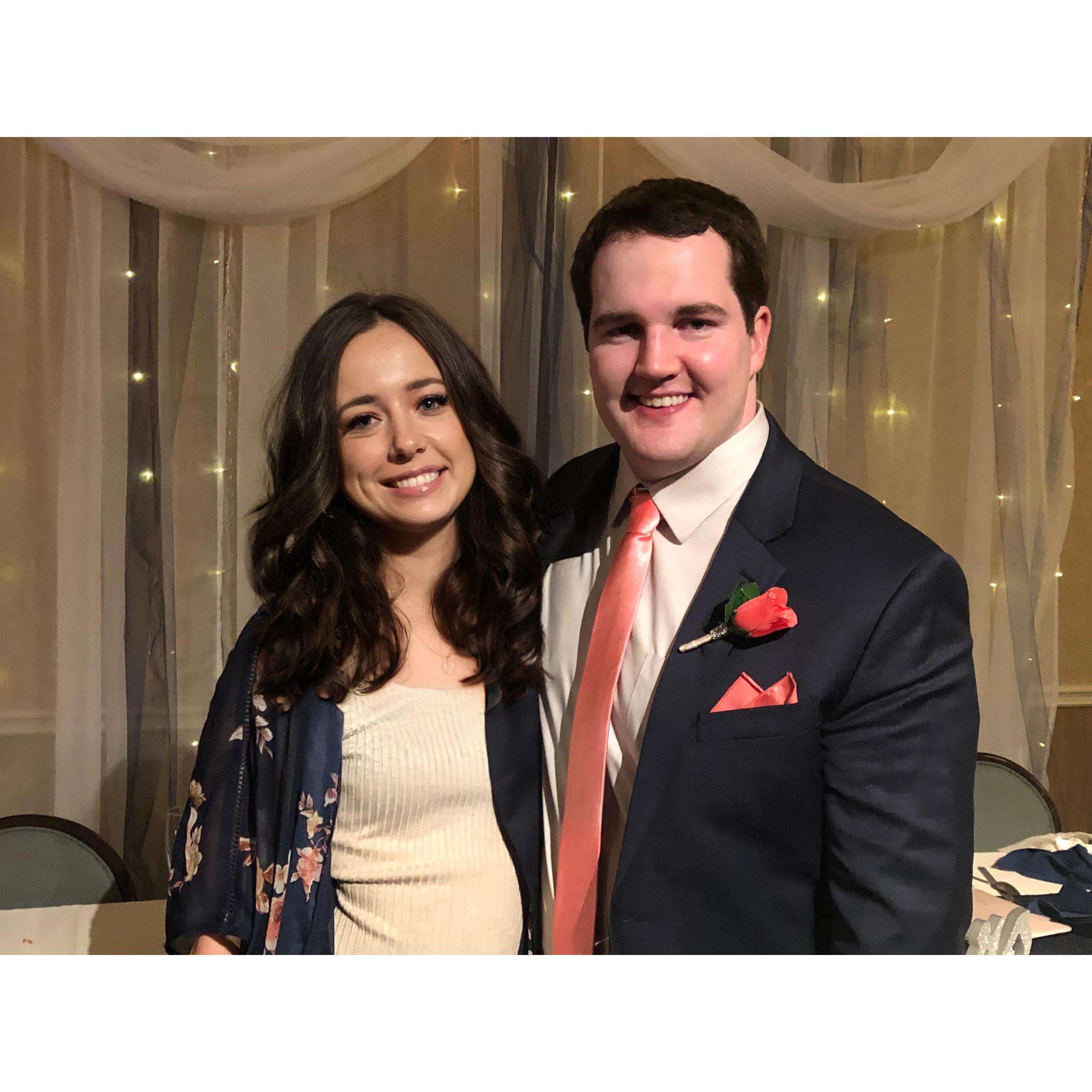Phil and Rita Hall's wedding, 2019.