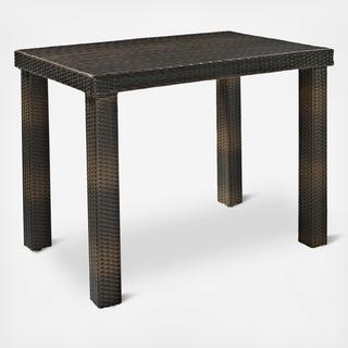 Palm Harbor Outdoor Wicker High Dining Table