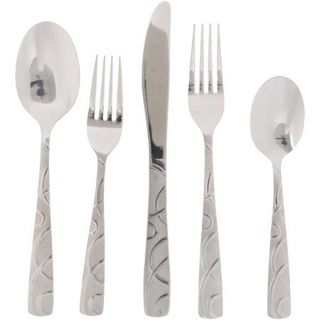Cambridge Silversmiths Conquest Sand 30-Piece Flatware Set