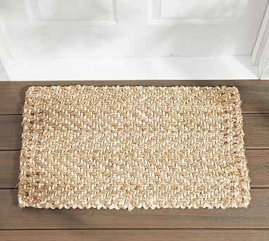 Herringbone Natural Fiber Doormat