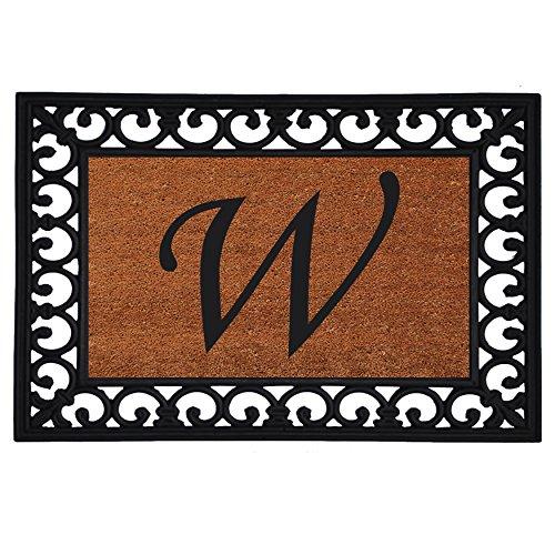 19" x 25" Monogrammed Insert Doormat (Letter W)