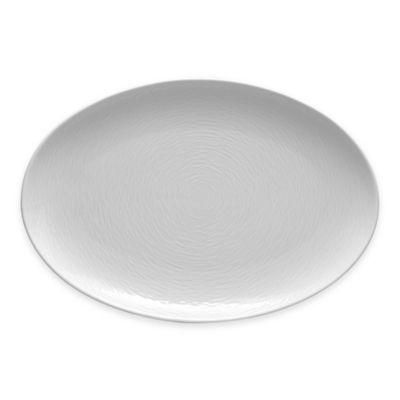 Noritake® White on White Swirl 16-Inch Oval Platter
