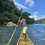 Rafting on the Martha Brae River