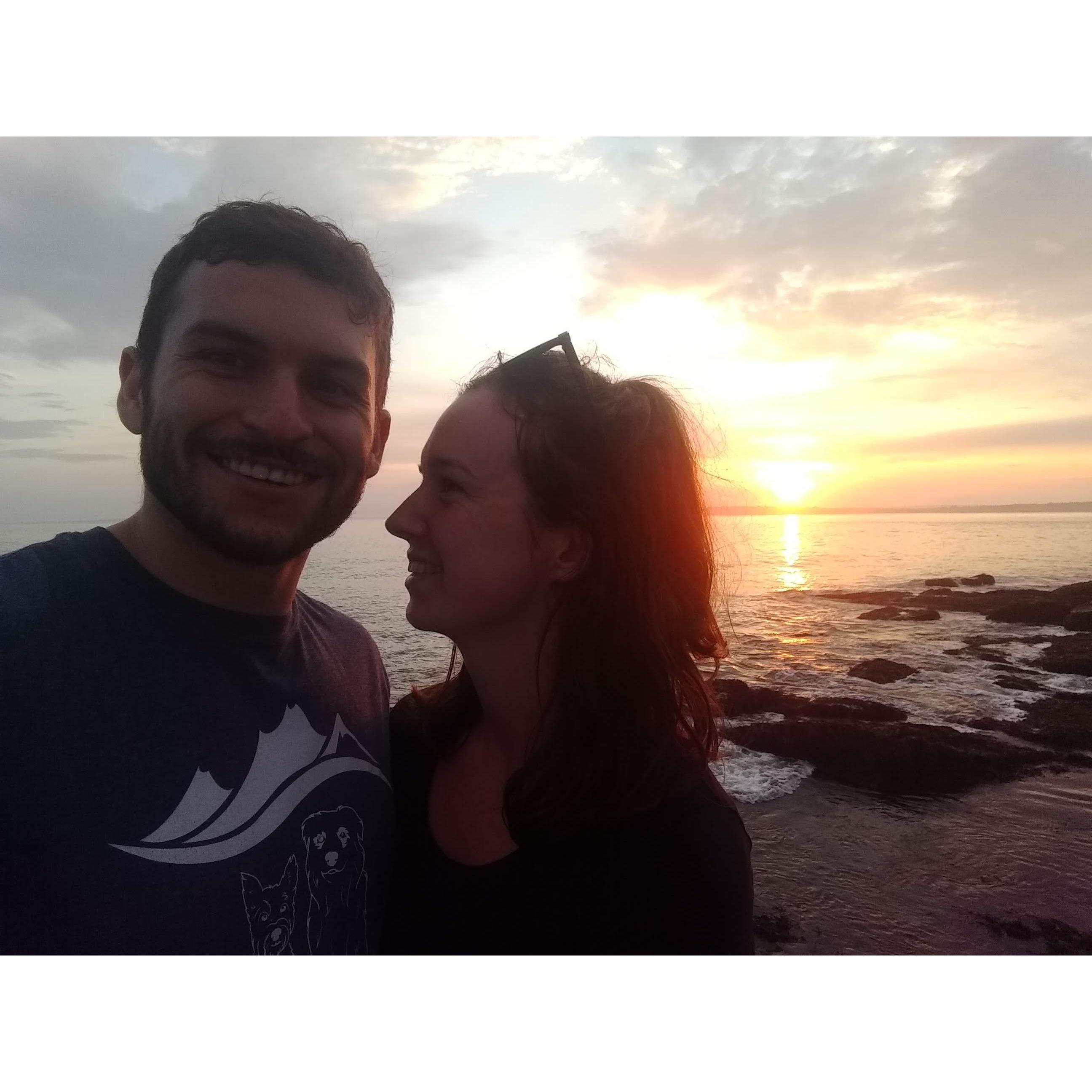 It's hard to beat a nice sunset on Brenton point!
