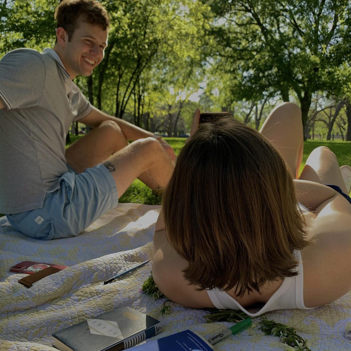 3/26/2023, we met two months before this picture — Yeah, he knew