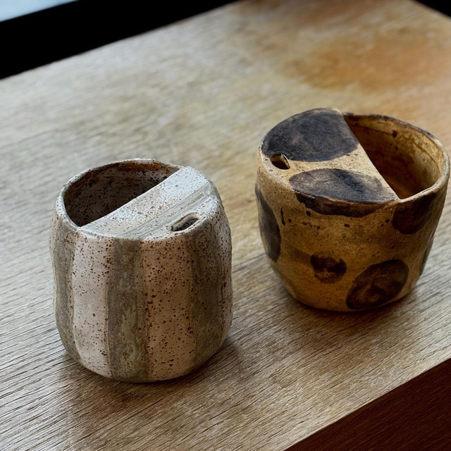 Ceramic Travel Mug | Reusable Café Cup | Handmade Unique Tumbler for Everyday Walks & Coffee Rituals