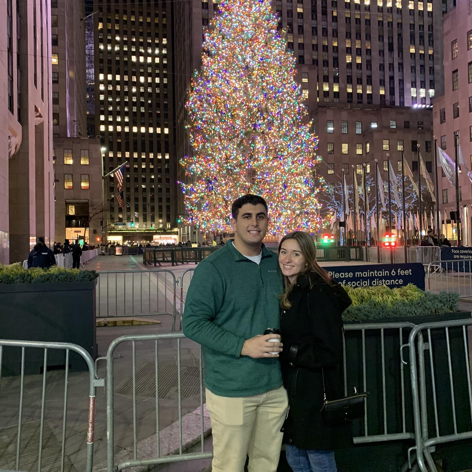 The beginning of many Christmas in NYC trips