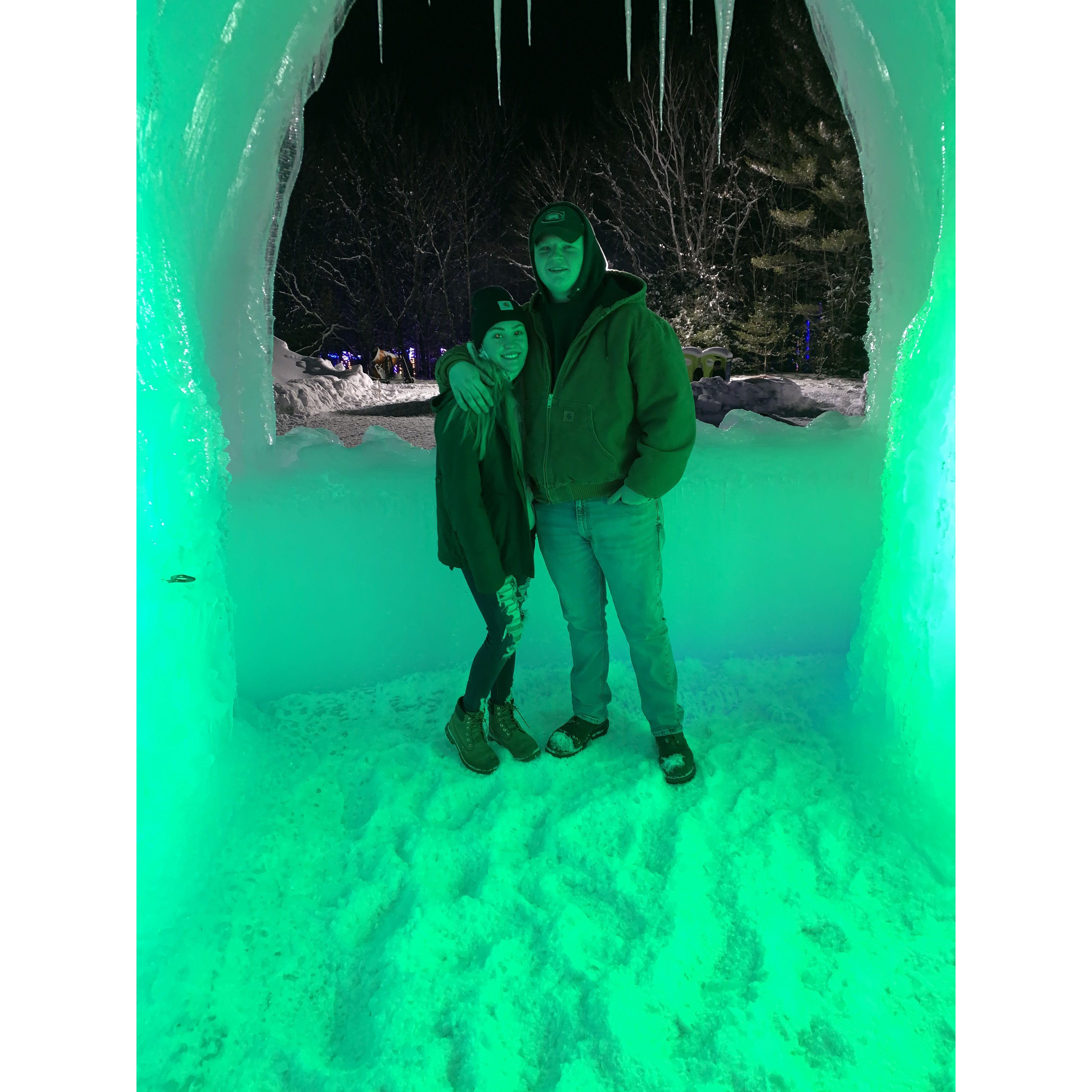 First Time at the Laconia Ice Castles
