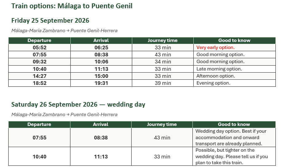 The Wedding Website of Marcos Maestre Granados and Katie Drury
