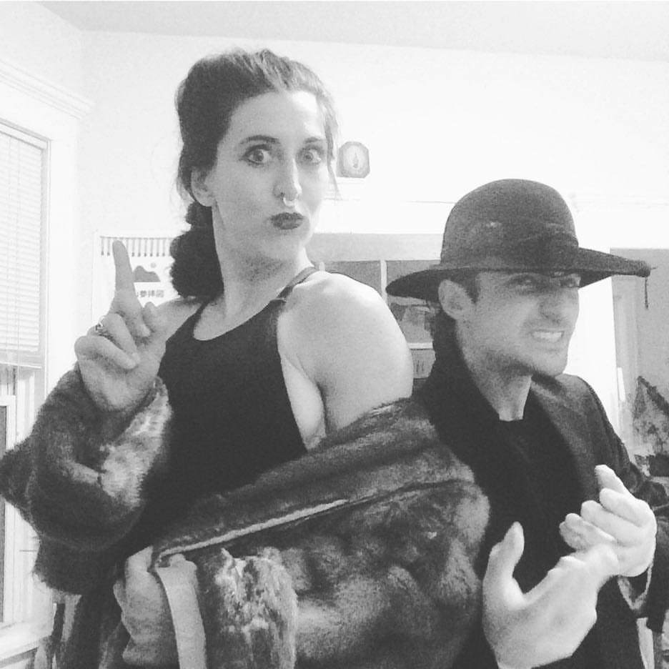 Halloween 2016 as Boris & Nastasha.