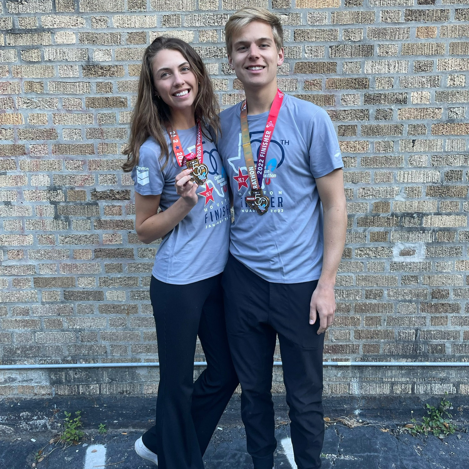 When we completed 26.2 miles (our first marathon!) together in 2022