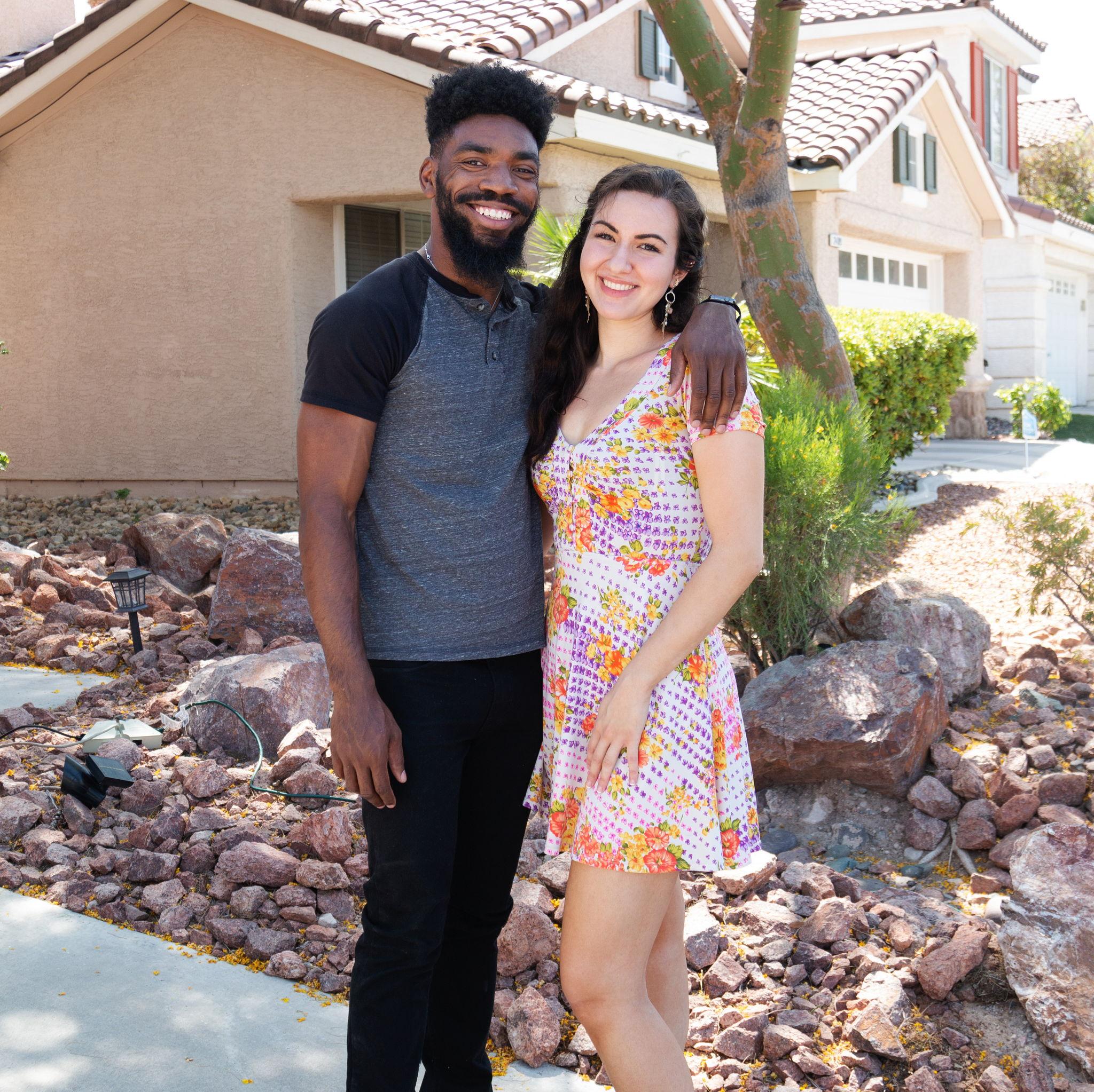 Alexa and Louis on Alexa's birthday, which fell on Mother's Day, on May 9, 2021, with her family in Nevada.