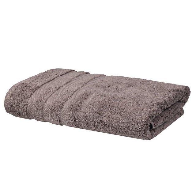 SOFE H&L | Olea Luxury Turkish Cotton Bath Towel Set of 1 : 1 Jumbo Bath Towel - Dark Gray | Premium, Soft, Durable, Absorbent | XL Bath Towels Oversized