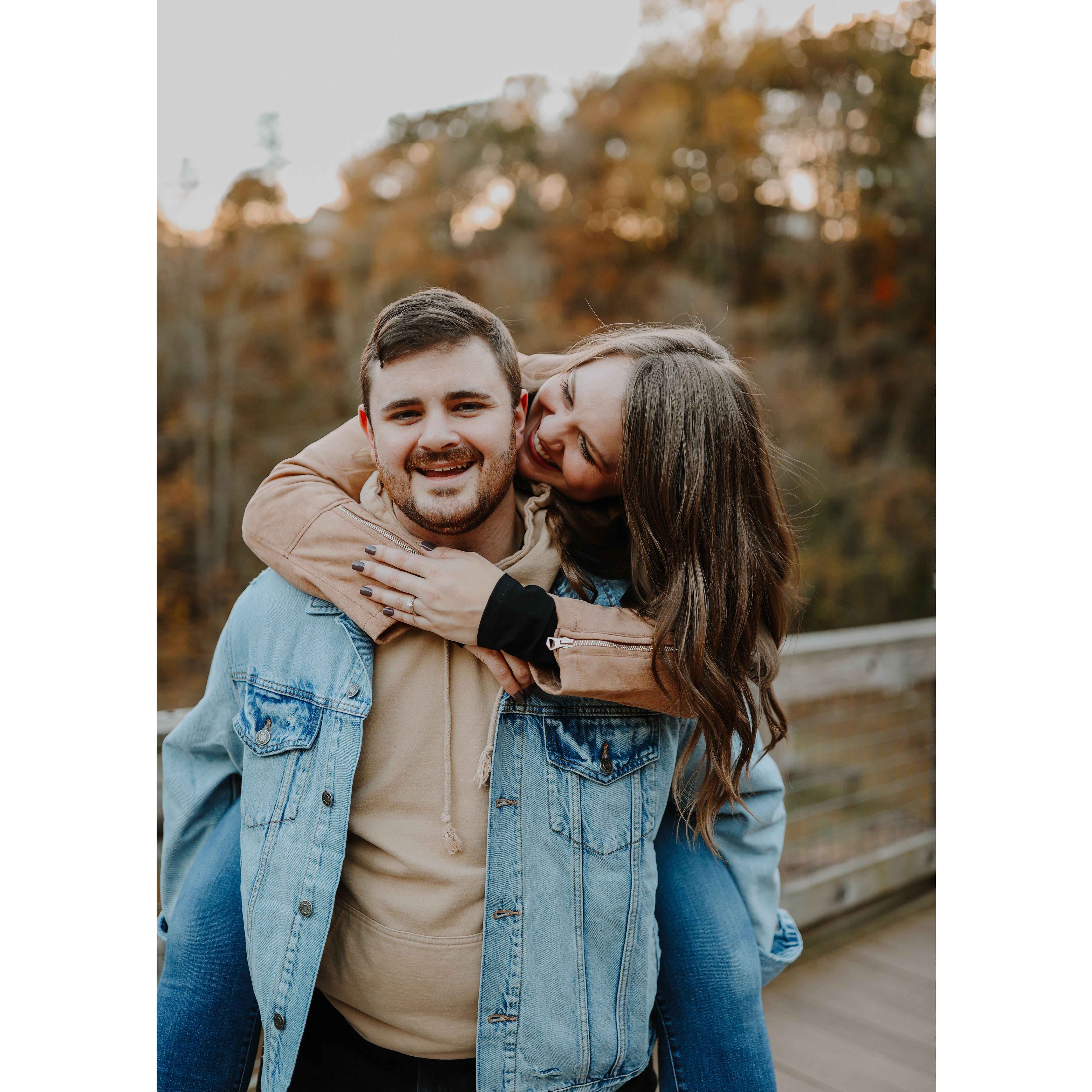 Some of our favorite photos from our engagement shoot.