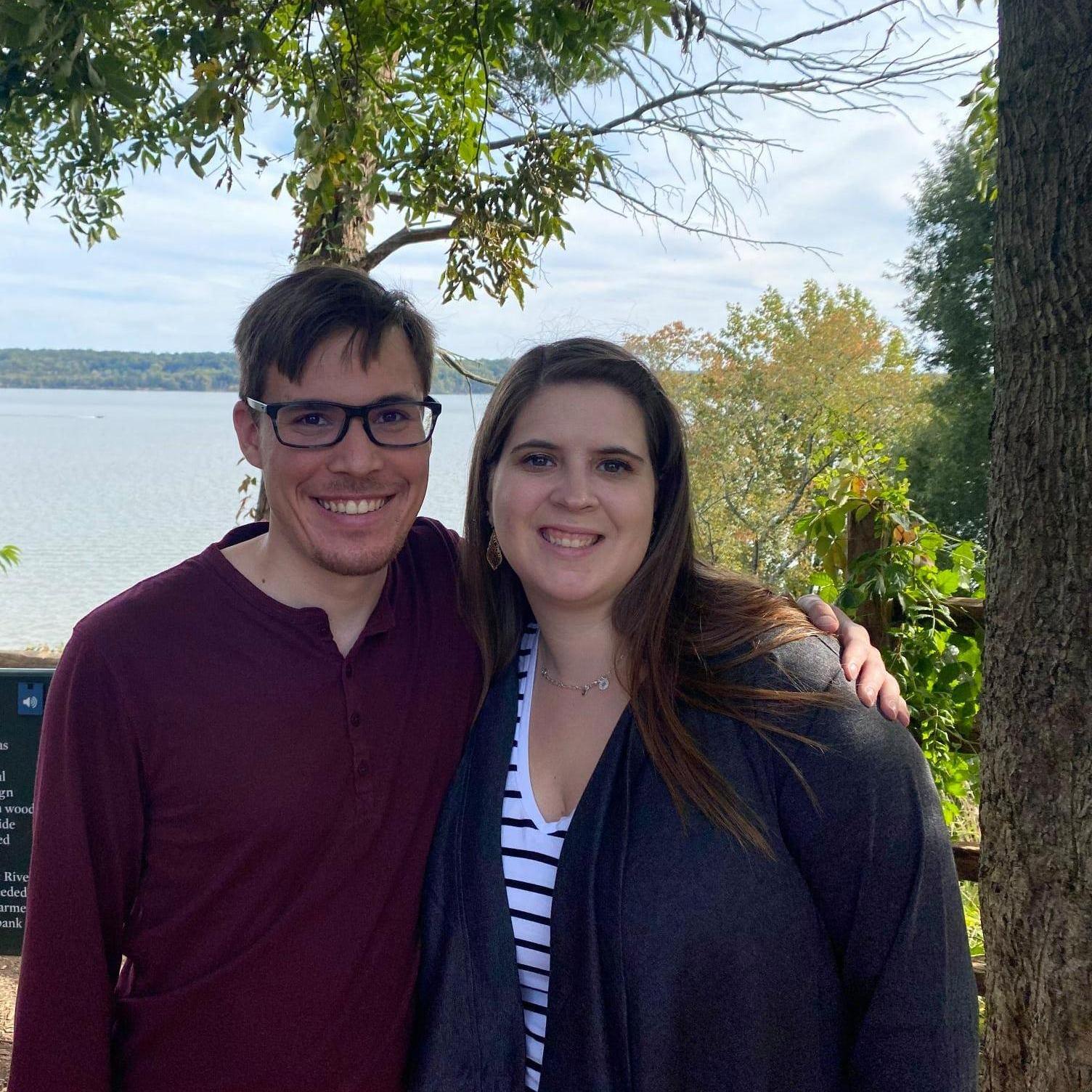 By the water at Mount Vernon.